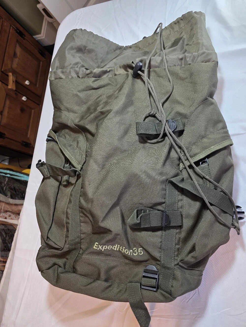 Cuscus Expedition 35 Olive Green Men's Tactical Military Style Explorer Backpack